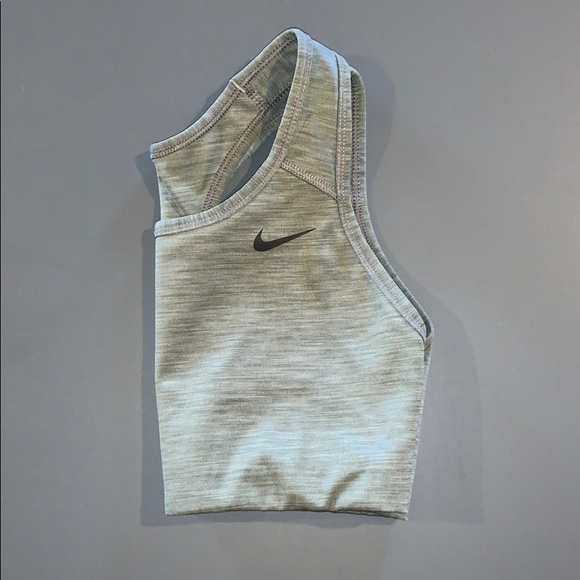 light grey marl nike sports bra - Picture 3 of 4